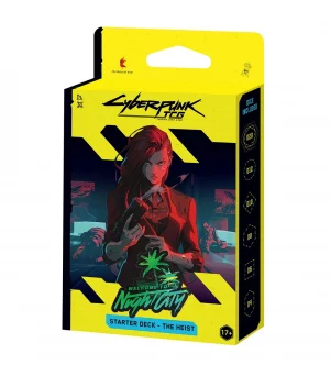 PRE ORDER - CYBERPUNK TCG: WELCOME TO NIGHT CITY (THE HEIST) STARTER DECK DISPLAY - ENG - FIRST EDITION