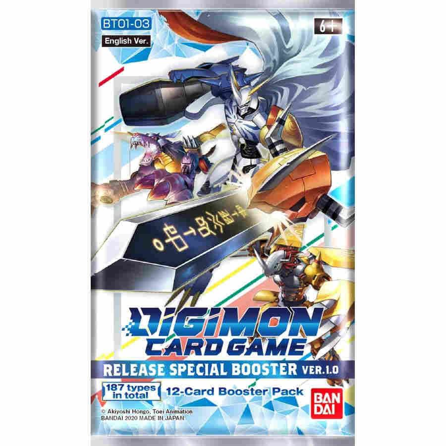 Digimon: BT01-03 Special Booster Ver.1.0 Booster Box (24) - ENG - Image 2