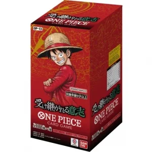 CARRYING ON HIS WILL OP-13 BOOSTER DISPLAY (24) - ONE PIECE CARD GAME - JP