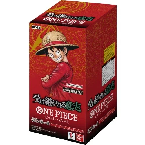 CARRYING ON HIS WILL OP-13 BOOSTER DISPLAY (24) - ONE PIECE CARD GAME - JP