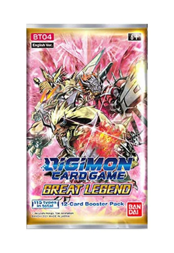 Digimon: BT-04 Great Legend Booster Box (24) - ENG - Image 2