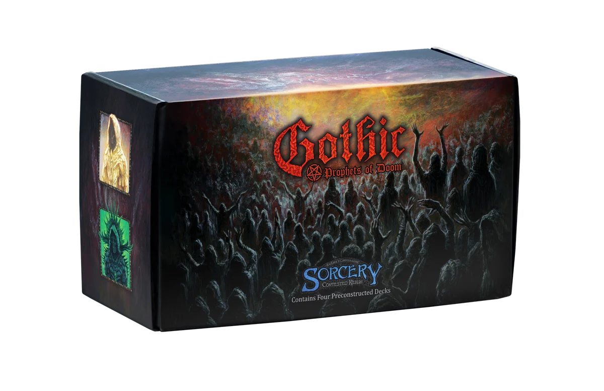 PRE ORDER - Sorcery TCG: Gothic Preconstructed Deck Display: Prophets of Doom (4 Decks) - ENG