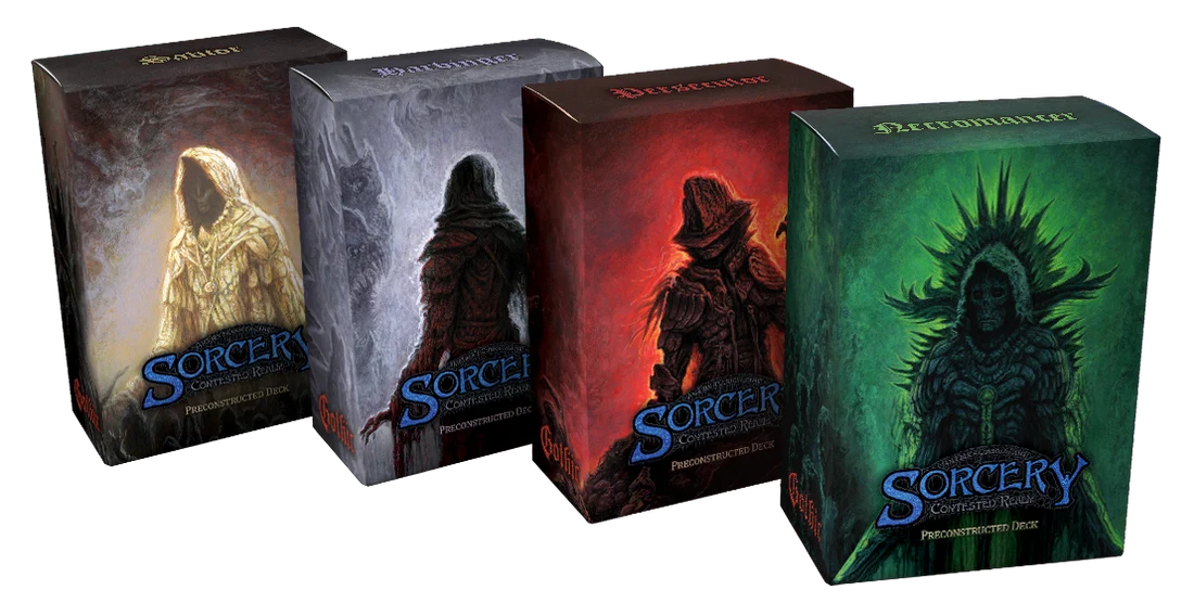 PRE ORDER - Sorcery TCG: Gothic Preconstructed Deck Display: Prophets of Doom (4 Decks) - ENG - Image 2